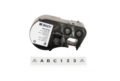 Brady M4C-750-584 / 170811, 19.05 mm x 6.10 m, Plastik, czarny druk / biały podkład