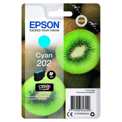 Epson 202 T02F24010 błękitny (cyan) tusz oryginalna