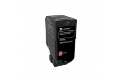 Lexmark 74C2SME purpurowy (magenta) toner oryginalny