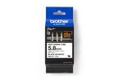 Brother HSe-211E Pro Tape, 5.2 mm x 1.5 m, czarny druk / biały podkład, taśma oryginalna