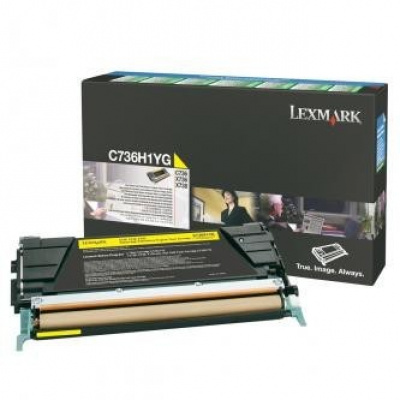 Lexmark C736H1YG żółty (yellow) toner oryginalny