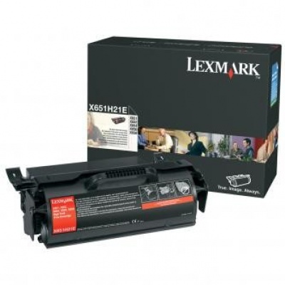Lexmark X651H21E czarny (black) toner oryginalny