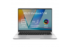 ASUS Vivobook S14/S5406SAL-OLED329WZ/U7-256V/14"/WUXGA/16GB/512GB/Intel int/W11H/Srebrny/2R