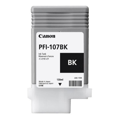 Canon PFI-107BK, 6705B001 czarny (black) tusz oryginalna