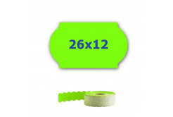 Cenové etykiety do kleští, 26mm x 12mm, 900 szt., signální zelené
