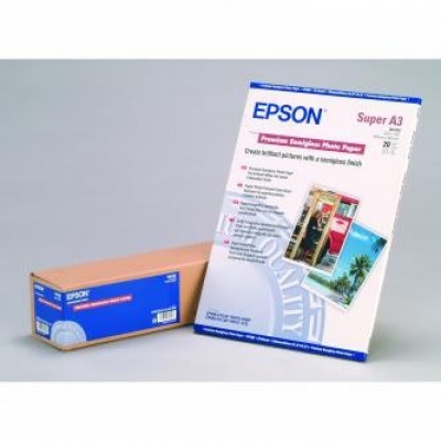 Epson S041328 Premium Semigloss Photo Paper, papier fotograficzny, półbłyszczący, biały, A3+, 251 g/m2, 20 szt.