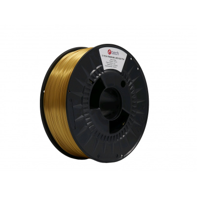 C-Tech 3DF-P-SPLA1.75-BRASS 3D filament, PREMIUM LINE, Silk PLA, 1,75mm, 1000g, Mosiądz (Brass)