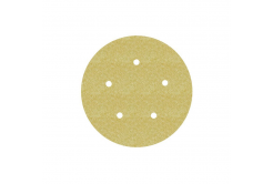 3M 255P brusný disk GOLD, suchý zip (Hookit), průměr 125 mm, 5 děr P080