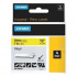 Dymo Rhino 1805431, 24mm x 5,5m, czarny druk / żółty podkład, taśma oryginalna