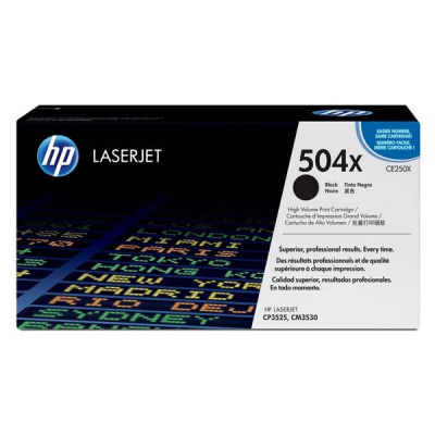 HP 504X CE250X czarny (black) toner oryginalny