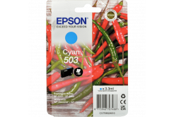 Epson 503 T09Q240 C13T09Q24010 błękitny (cyan) tusz oryginalna