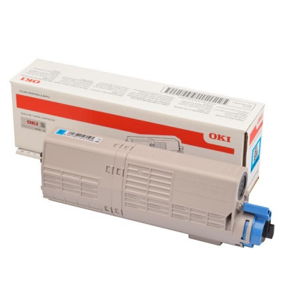OKI 46490607 błękitny (cyan) toner oryginalny