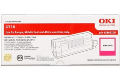 OKI 44318606 purpurowy (magenta) toner oryginalny