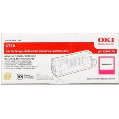 OKI 44318606 purpurowy (magenta) toner oryginalny