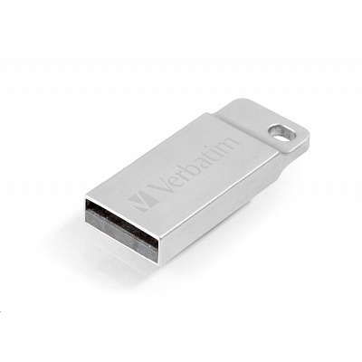 VERBATIM Flash Disk 16GB Metal Executive, USB 2.0, srebrna