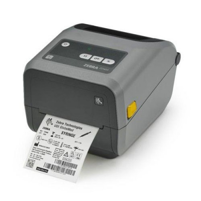 Zebra ZD421c ZD4A042-C0EE00EZ, cartridge, drukarka etykiet, 8 dots/mm (203 dpi), RTC, EPLII, ZPLII, USB, USB Host, BT (BLE), Ethernet, grey