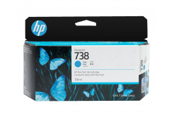 HP 738 498N5A błękitny (cyan) tusz oryginalna