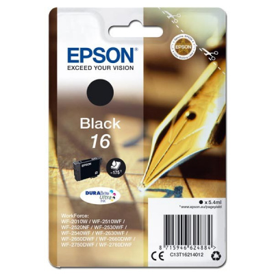 Epson 16 C13T16214012 czarny (black) tusz oryginalna