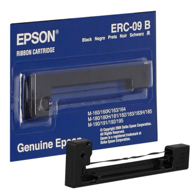 Epson ERC 09 C43S015354, czarny, taśma barwiąca oryginalna