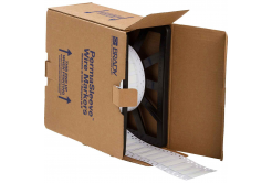 Brady LSZH-375-2-WT / 141242, etykiety, THT Low Smoke Halogen Free Permasleeve Wire Marking Sleeves, 50.80 mm x 16.40 mm
