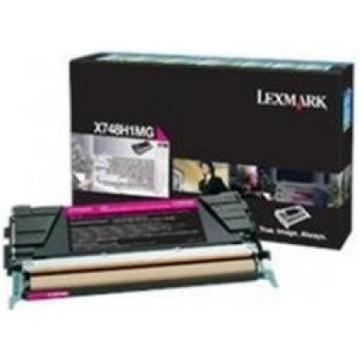 Lexmark X748H1MG purpurowy (magenta) toner oryginalny