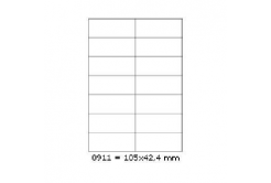 Samoprzylepne etykiety 105 x 42,4 mm, 14 etykiet, A4, 100 arkuszy
