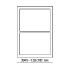 Samoprzylepne etykiety 180 x 130 mm, 2 etykiety, A4, 100 arkuszy