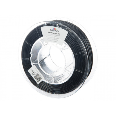 Spectrum 80992 3D filament, PC 275, 1,75mm, 250g, Czarny (Traffic black)