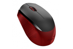 Genius Mysz NX-8000S 31030025401, 1600DPI, 2.4 [GHz], Optyczne, 3 przyciski, Bezprzewodowa USB, czarno-czerwony, AA