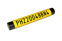 Partex PHZF20095BN4, płaska, żółty 100m, PHZ termokurczliwa, rurka certyfikowana