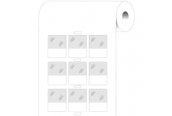 Brady BPT-311-427 / 236998, etykiety papierowe termiczne, 25.40 mm x 31.75 mm
