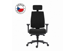 Powerton ERGO JANA Kancelářské ergonomické křeslo, Černé