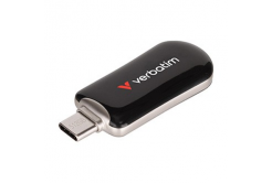 Verbatim 30227 Dual Quicszt.tick, USB flask disk, USB C + USB A 3.2 Gen 1, 512GB, z paskiem, szary