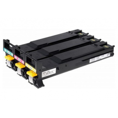 Konica Minolta A06VJ52 kolorowy (CMY) toner oryginalny multipack