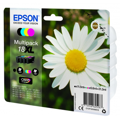 Epson 18XL T181640 C13T18164022 kolorowa (CMYK) tusz oryginalna