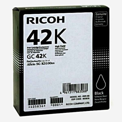 Ricoh GC 42K 405836 czarny (black) oryginalna kartridż żelowy