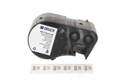 Brady M5-17-432-CL-BK / 170873, 25.40 mm, Polyester, czarny druk / przezroczysty podkład