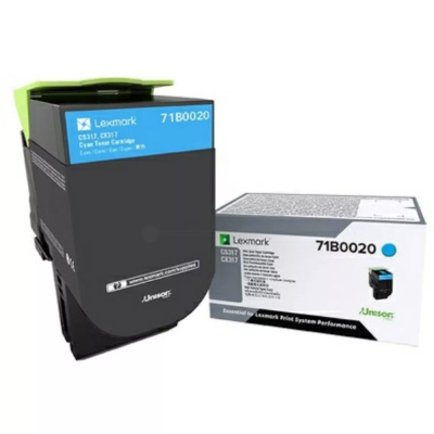 Lexmark 73B0020 błękitny (cyan) toner oryginalny