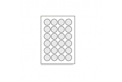 Samoprzylepne etykiety 40 x 40 mm, 24 etykiet, A4, 100 arkuszy