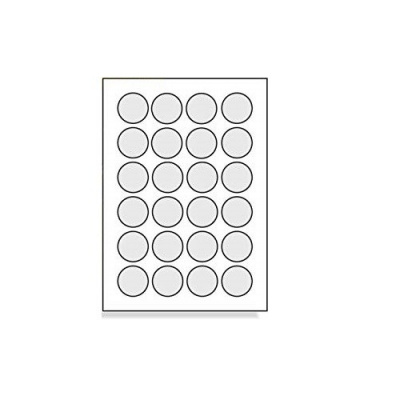 Samoprzylepne etykiety 40 x 40 mm, 24 etykiet, A4, 100 arkuszy