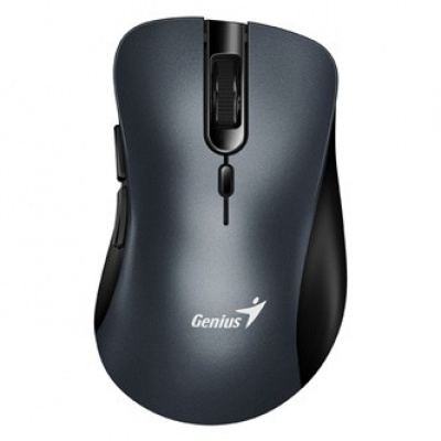 Mysz bezprzewodowy, Genius Ergo 8100S 31030040401, metaliczny szary, optyczna, 1600DPI