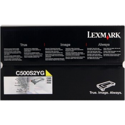 Lexmark C500S2YG żółty (yellow) toner oryginalny