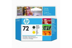 HP C9384A, 72 matowa czarna / żółty (matte black / yellow) głowica drukująca oryginalna