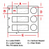 Brady BPT-606-461 / 217071, etykiety papierowe termiczne, 25.40 mm x 9.53 mm