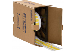 Brady LSZH-375-2-YL / 141247, etykiety, THT Low Smoke Halogen Free Permasleeve Wire Marking Sleeves, 50.80 mm x 16.40 mm