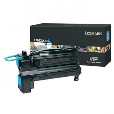 Lexmark X792X2CG błękitny (cyan) toner oryginalny