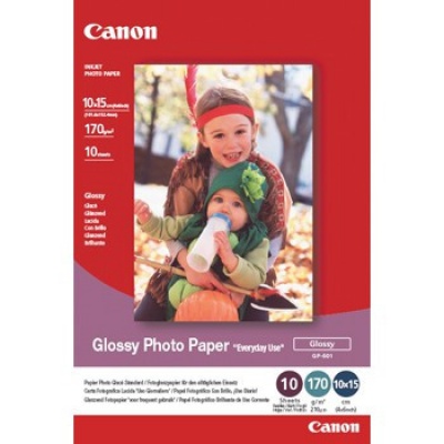 Canon GP-501 Photo paper Everyday Use, papier fotograficzny, błyszczący, biały, 10x15cm, 4x6", 210 g/m2, 100 szt.