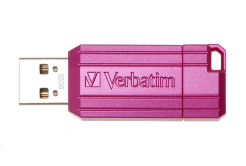 Verbatim 49056 Pamięć flash Hi-Speed Store 'n' Go, 32GB, Pinstripe, USB 2.0, Jaskraworóżowy