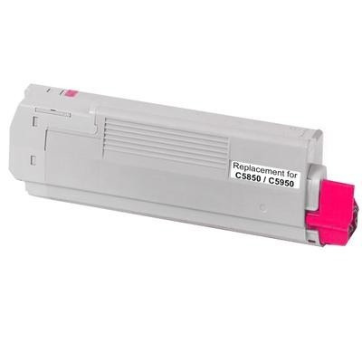 OKI 43865722 purpurowy (magenta) toner zamiennik