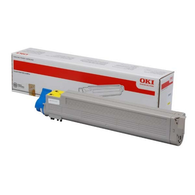 OKI 43837129 żółty (yellow) toner oryginalny